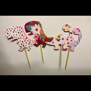 Dinosaur Cupcake Toppers